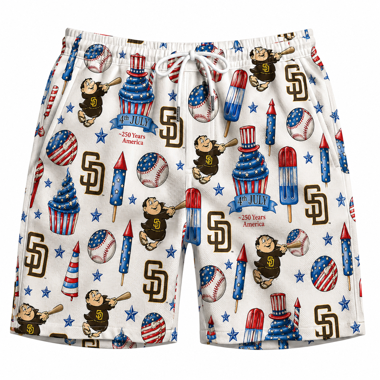 LAA Baseball Team 4th July 250 Years Anniversary America Premium Unisex Hawaiian Shirt For Men and Women