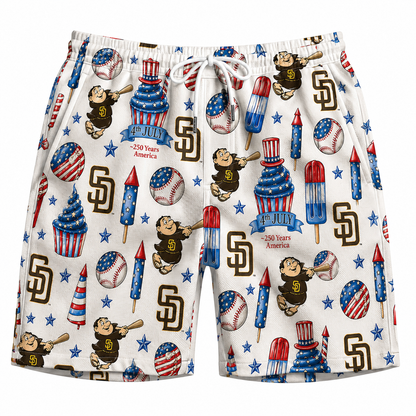 LAA Baseball Team 4th July 250 Years Anniversary America Premium Unisex Hawaiian Shirt For Men and Women