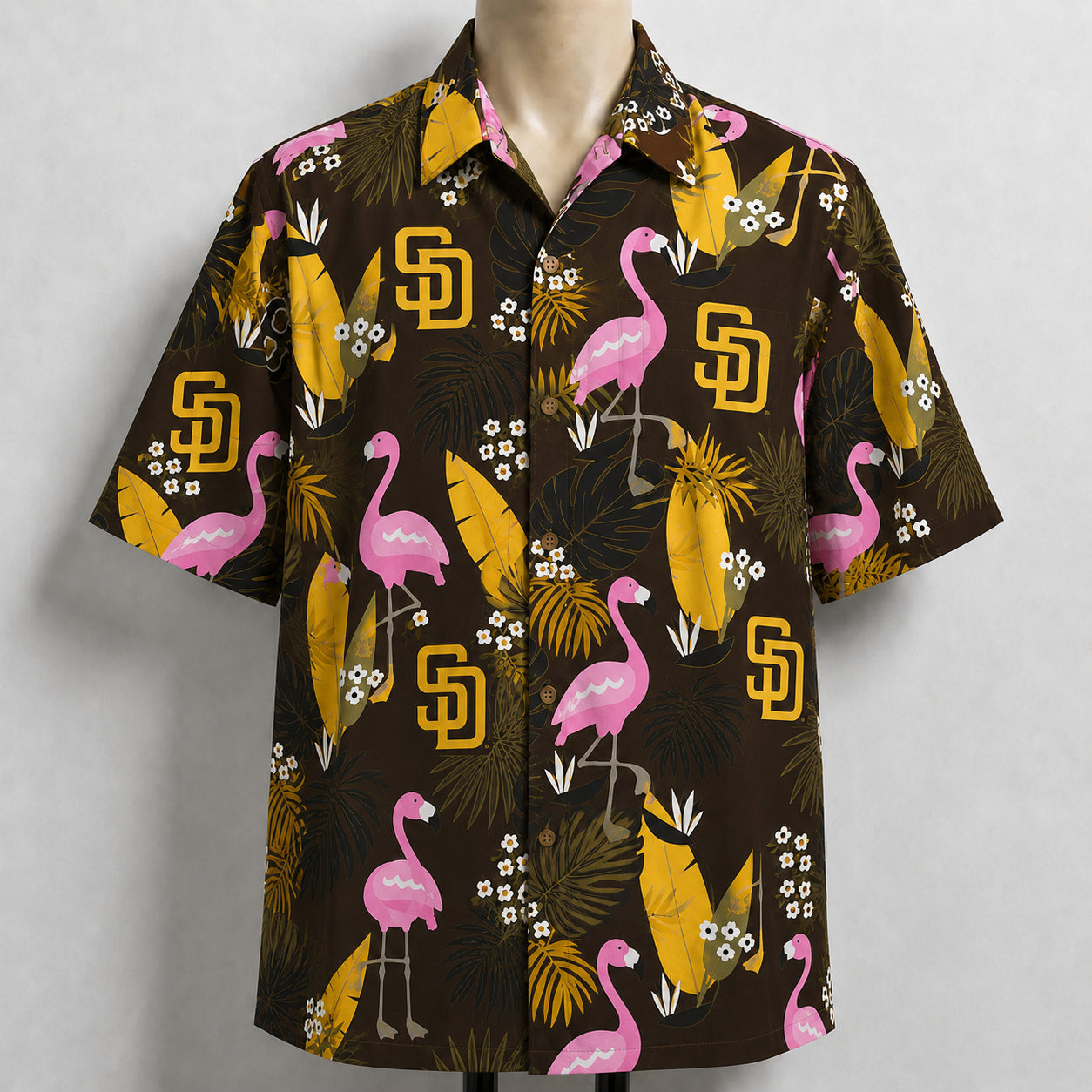All Baseball Teams Flamingo Hawaiian Shirt | Tropical Baseball Button Up Unisex Hawaiian Shirt For Men and Women