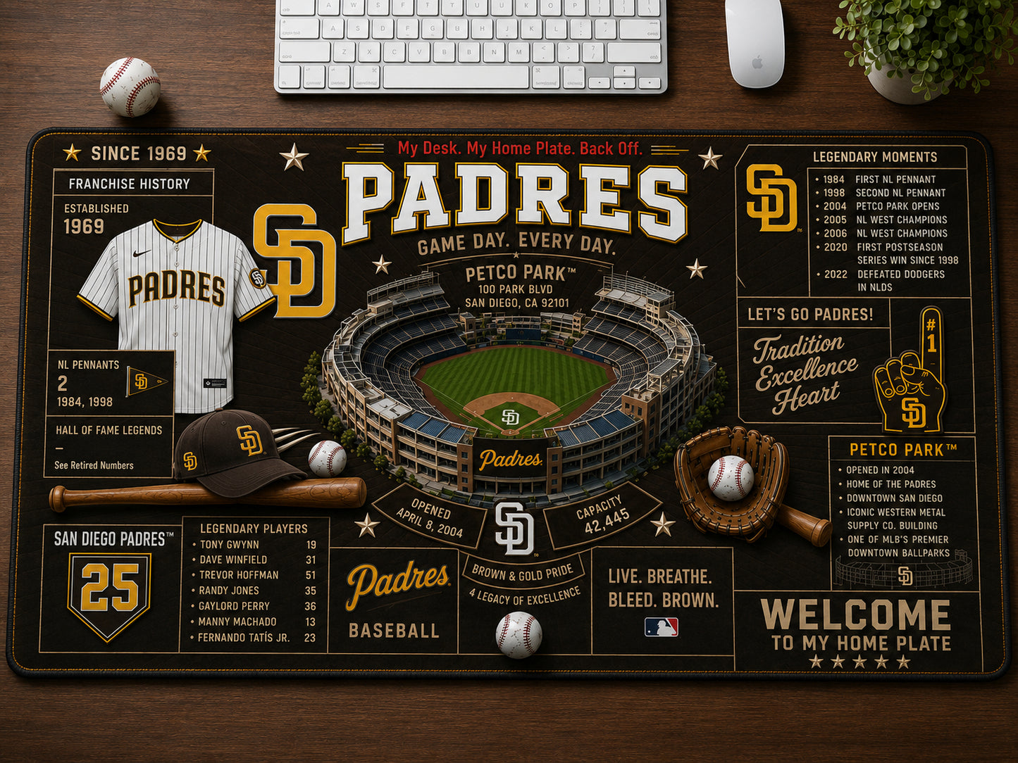 All Baseball Franchise History Stadiums Masterplan Desk Mat Mouse Pad Plus Size - 5to9vibe