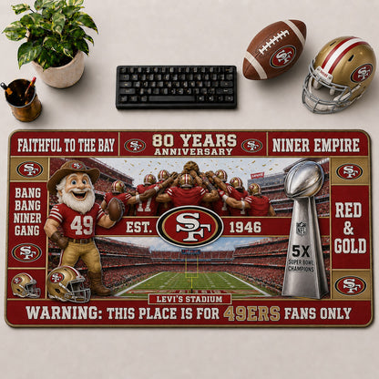 All Football Anniversary For Fans Desk Mat Mouse Pad Plus Size Trending - 5to9vibe