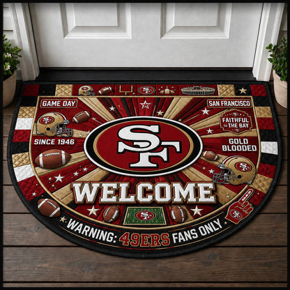 Football All Teams Custom Premium Welcome Mat – Personalized Doormat