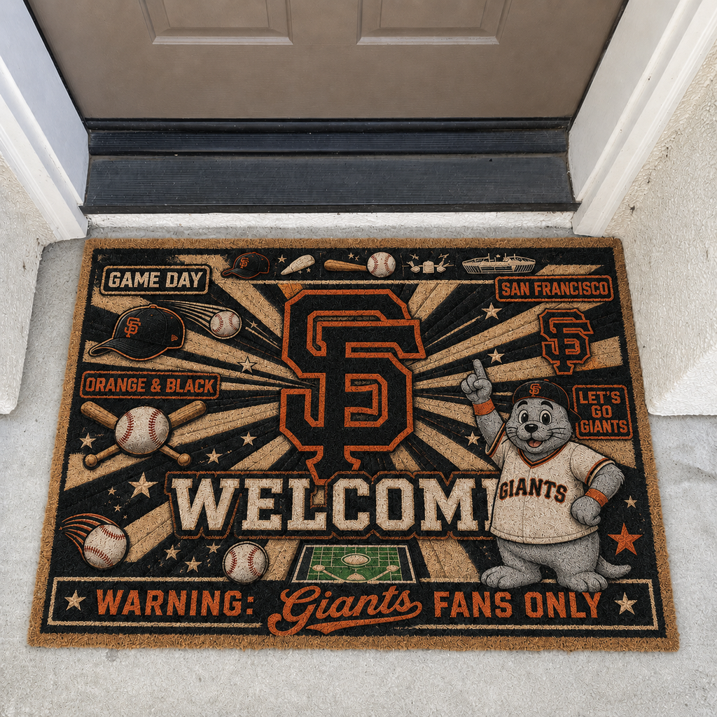 Baseball All Teams Welcome Coir Doormat Print Premium Welcome Mat – Personalized Baseball Coir Doormat