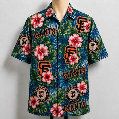 All Baseball Teams Paradise Hibiscus Button-Up Unisex Hawaiian Shirt For Men and Women