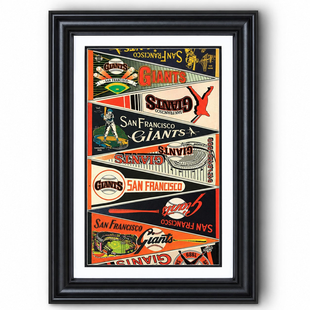 All Baseball Teams Vintage Anniversary For Baseball Fans Poster No Frame - Vertical Poster - 5to9vibe