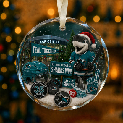All Hockey Teams Christmas Glass Ornament With Gift Box Trending - 5to9vibe