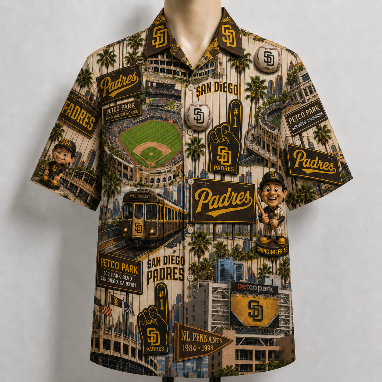 All Baseball Teams Iconic 2 Moments Aloha Shirt for Baseball Fans Button-Up Unisex Hawaiian Shirt For Men and Women