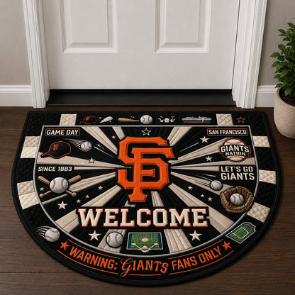 Alfombra personalizada de bienvenida premium de equipo de la MLB – Felpudo de béisbol personalizado