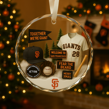 Baseball Glass Ornament 3 With Gift Box Christmas Baseball Team - Glass Ornament-Glass Ornament-5TO9VIBE