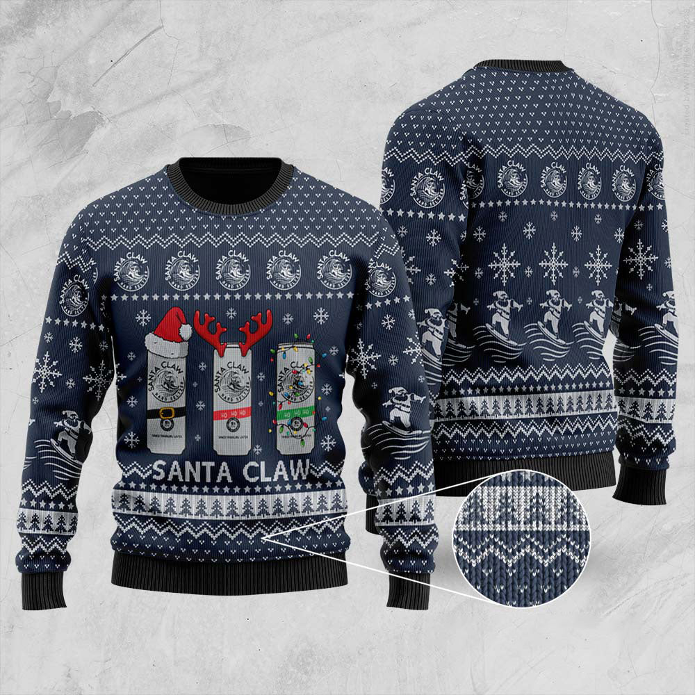 Santa Claw Ugly Christmas Sweater | Christmas Sweater For Men Women - Funny Ugly Christmas Sweater
