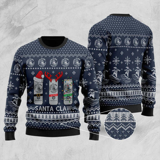 Santa Claw Ugly Christmas Sweater | Christmas Sweater For Men Women - Funny Ugly Christmas Sweater