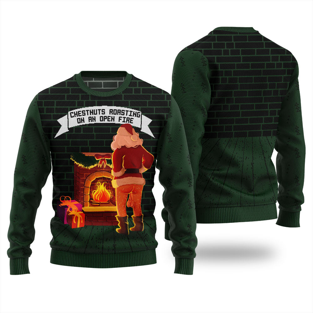 Santa Dirty Ugly Christmas Sweater For Women