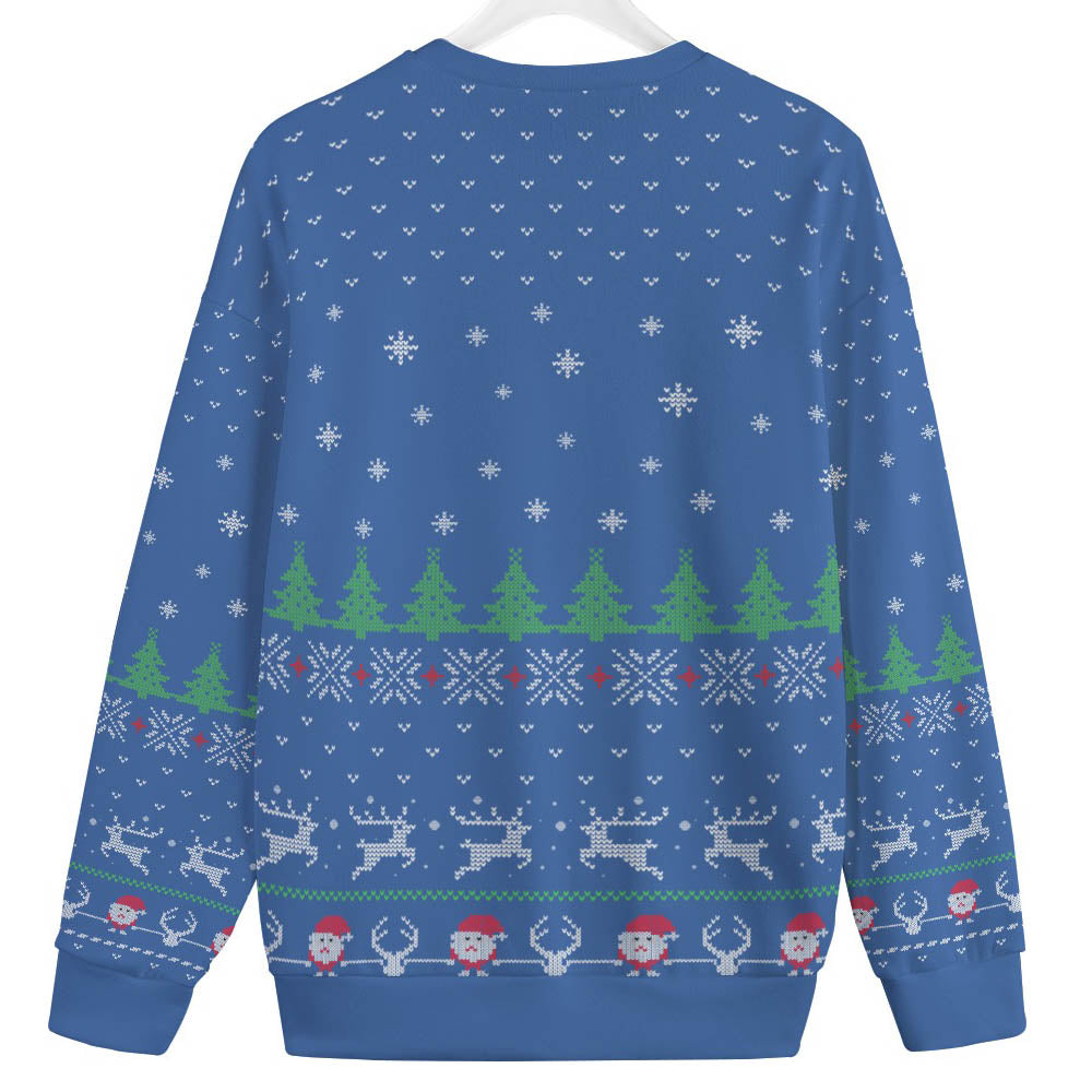 Santa Floss Like A Boss Plus Size Christmas Sweater
