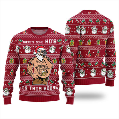 Santa Ho Ho Ho Ugly Christmas Sweater For Women
