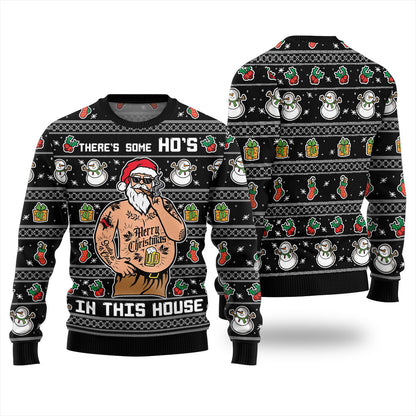 Santa Ho Ho Ho Ugly Christmas Sweater For Women