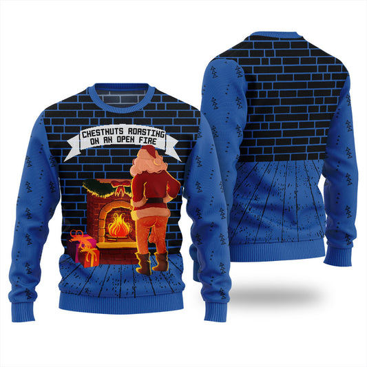 Santa Inappropriate Christmas Sweater Men