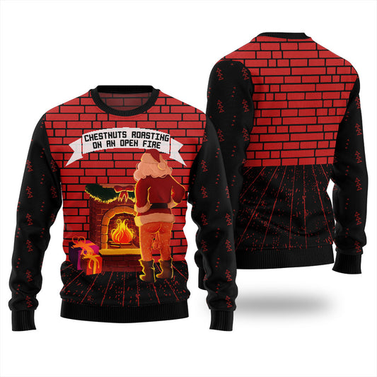 Santa Naughty Ugly Christmas Sweater Unisex