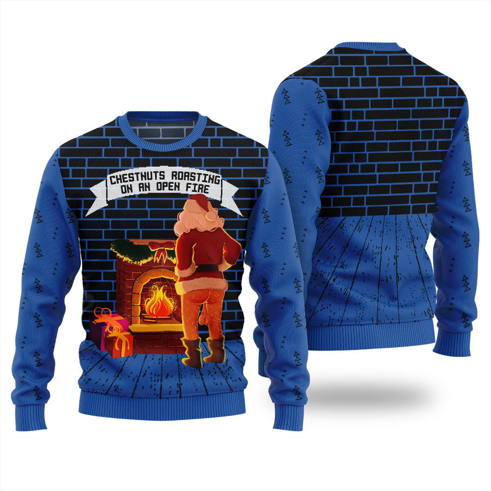 Santa Naughty Ugly Christmas Sweater Unisex