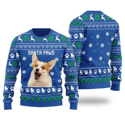 Santa Paws Custom Dog Christmas Sweater