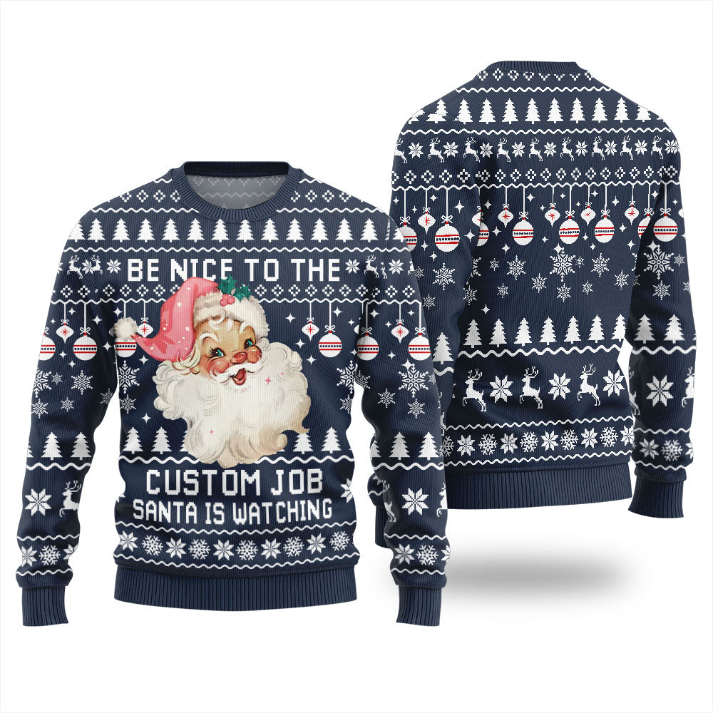 Santa Personalized Ugly Sweater For Women