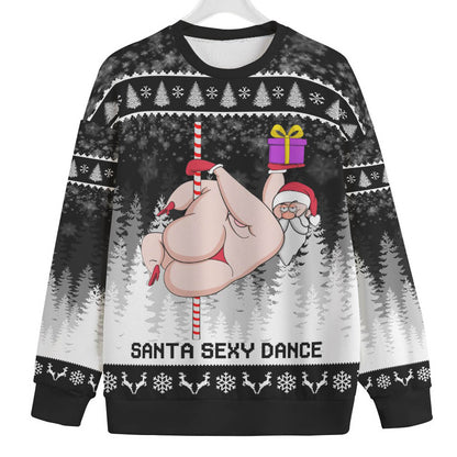 Santa Sexy Dance Big And Tall Ugly Christmas Sweater