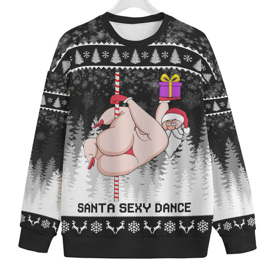 Santa Sexy Dance Big And Tall Ugly Christmas Sweater