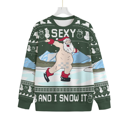Santa Sexy Naughty Plus Size Ugly Christmas Sweater Adults