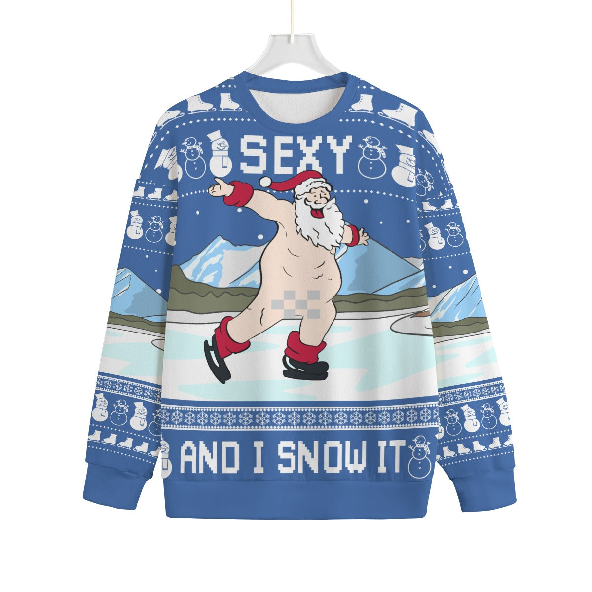 Santa Sexy Naughty Plus Size Ugly Christmas Sweater Adults