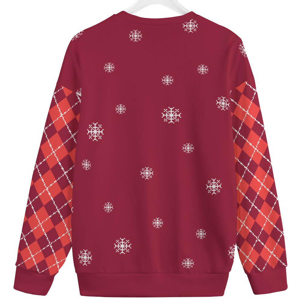 Santa Sleigh All Day Naughty Mens Big And Tall Christmas Sweater