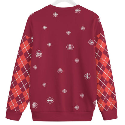 Santa Sleigh All Day Naughty Mens Big And Tall Christmas Sweater
