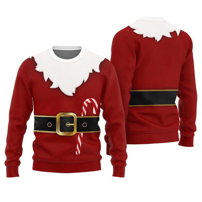Santa Suit Ugly Christmas Sweater