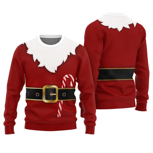 Santa Suit Ugly Christmas Sweater