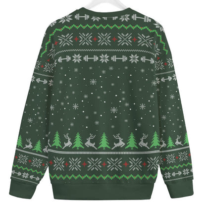 Santa Swoleman Mens Plus Size Ugly Christmas Sweater