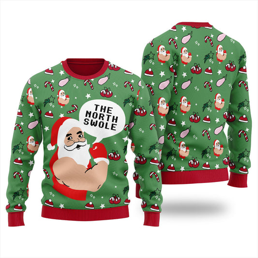 Santa Swoleman Ugly Christmas Sweater