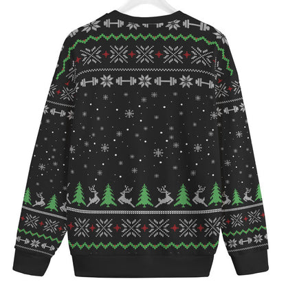 Santa Swoleman Women's Plus Size Christmas Sweater