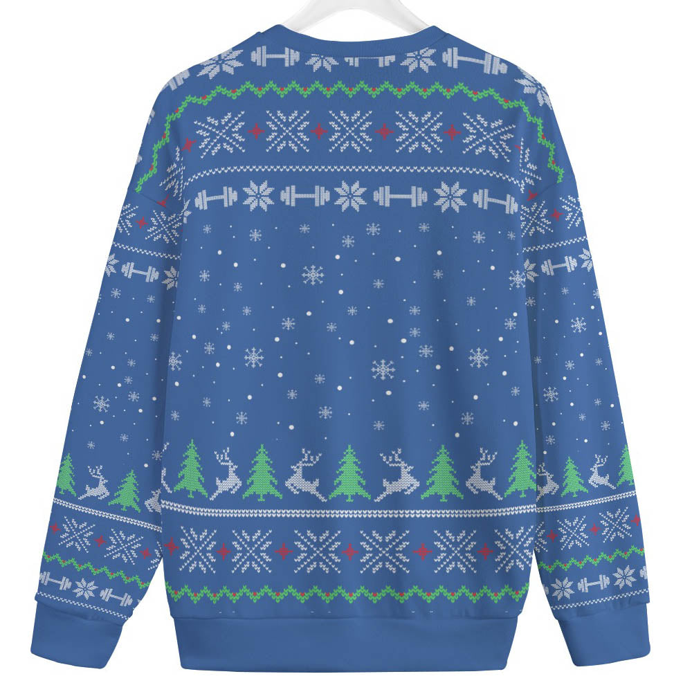Santa Swoleman Women's Plus Size Christmas Sweater