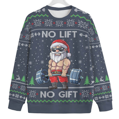 Santa Swoleman Women's Plus Size Christmas Sweater