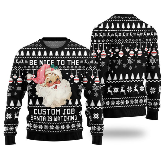 Santa Ugly Christmas Sweater Customize