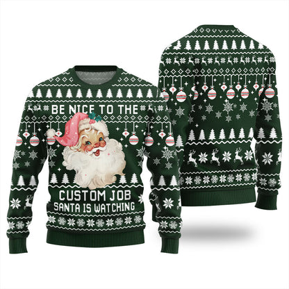 Santa Ugly Christmas Sweater Customize