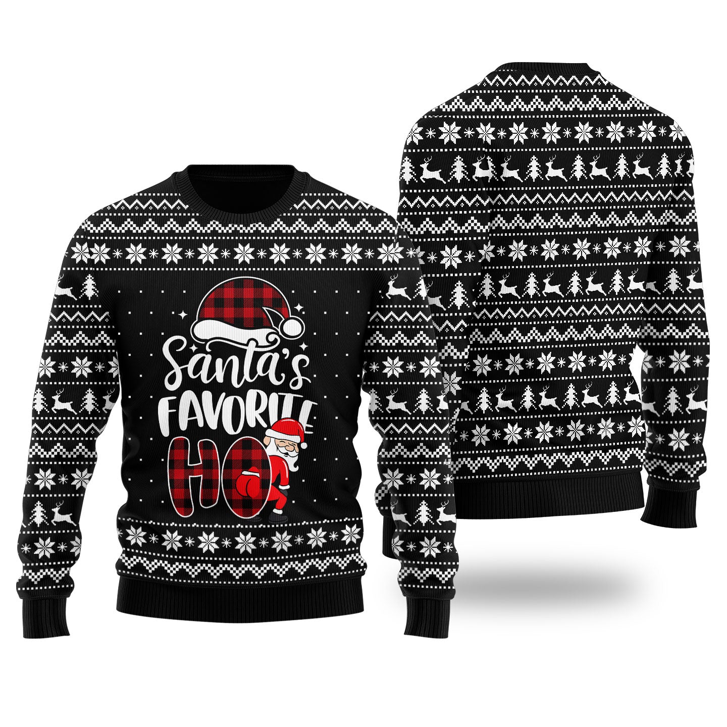 Santa's Favorite HO Funny Christmas Sweater