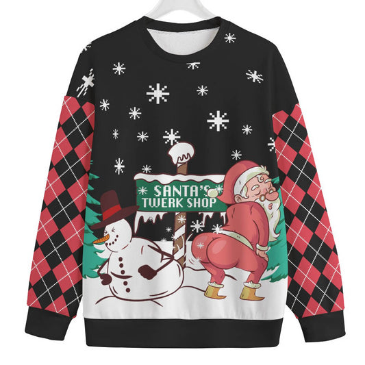 Santas Twerk Shop Plus Size Ugly Christmas Sweater