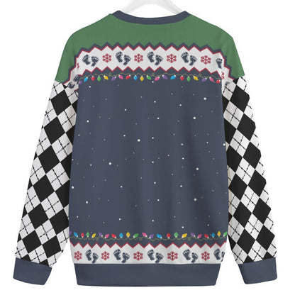 Sasquatch Mens Plus Size Ugly Christmas Sweater