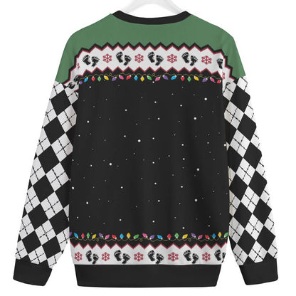 Sasquatch Mens Plus Size Ugly Christmas Sweater