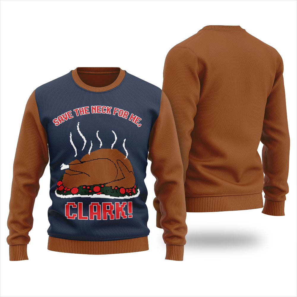 Funny Turkey Christmas Vacation Thanksgiving Sweater For Women