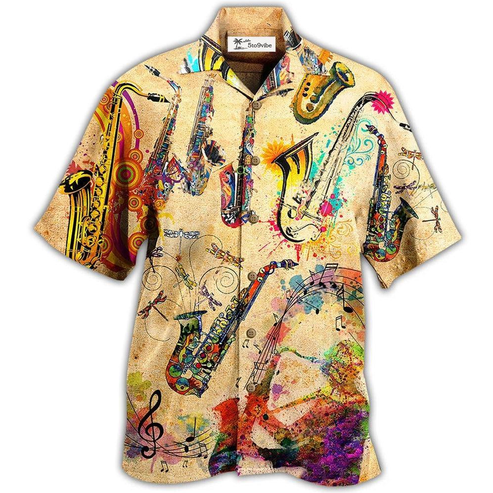Hawaiian Shirt / Adults / S Saxophone Is My Beautiful Life - Hawaiian Shirt 