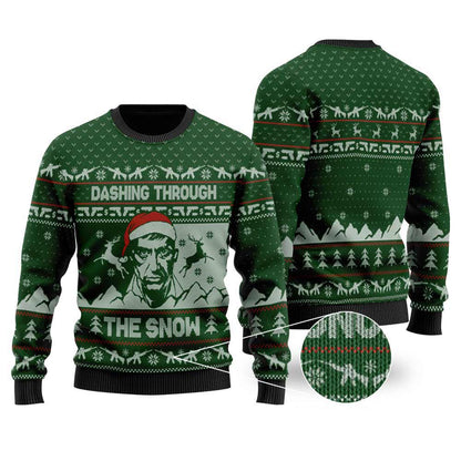Scarface Ugly Christmas Sweaters | Funny Ugly Christmas Sweater For Women Men - Funny Ugly Christmas Sweater