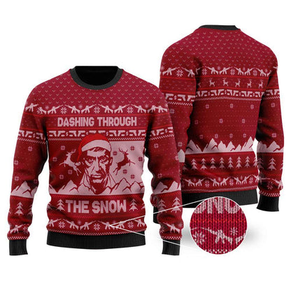 Scarface Ugly Christmas Sweaters | Funny Ugly Christmas Sweater For Women Men - Funny Ugly Christmas Sweater