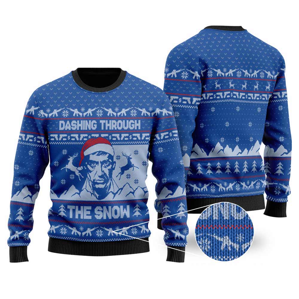 Scarface Ugly Christmas Sweaters | Funny Ugly Christmas Sweater For Women Men - Funny Ugly Christmas Sweater