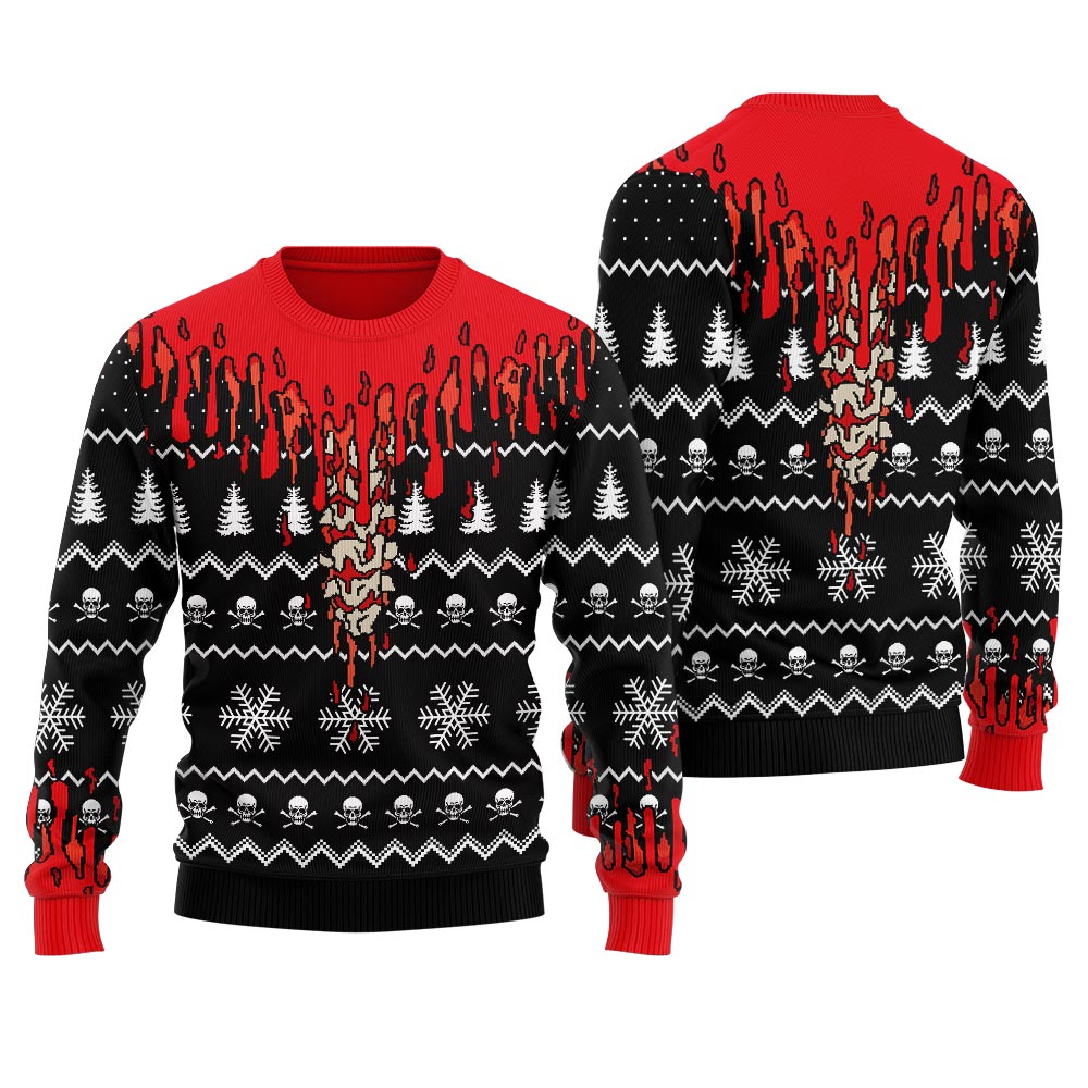Scary Halloween Sweater For Men