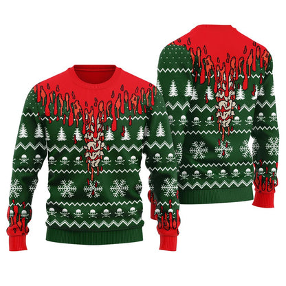 Scary Halloween Sweater For Men